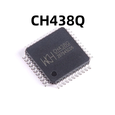 CH438Q LQFP-44 原装正品 八串口芯片 八UART芯片