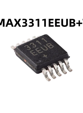 MAX3311EEUB+T UMAX-10 460kbps  原装 1µA RS-232兼容收发器芯