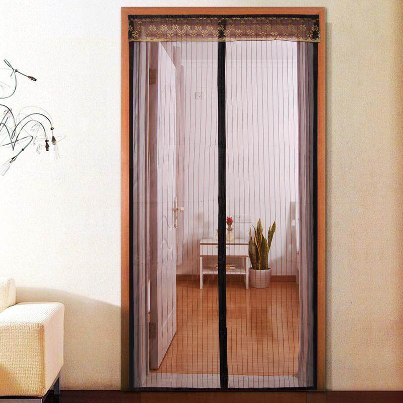 黛安妲魔术贴防蚊门帘夏季磁性纱门加密纱窗家用卧室隔断帘子沙门