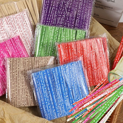 牛皮纸扎丝扎带棒棒糖铁丝扎条