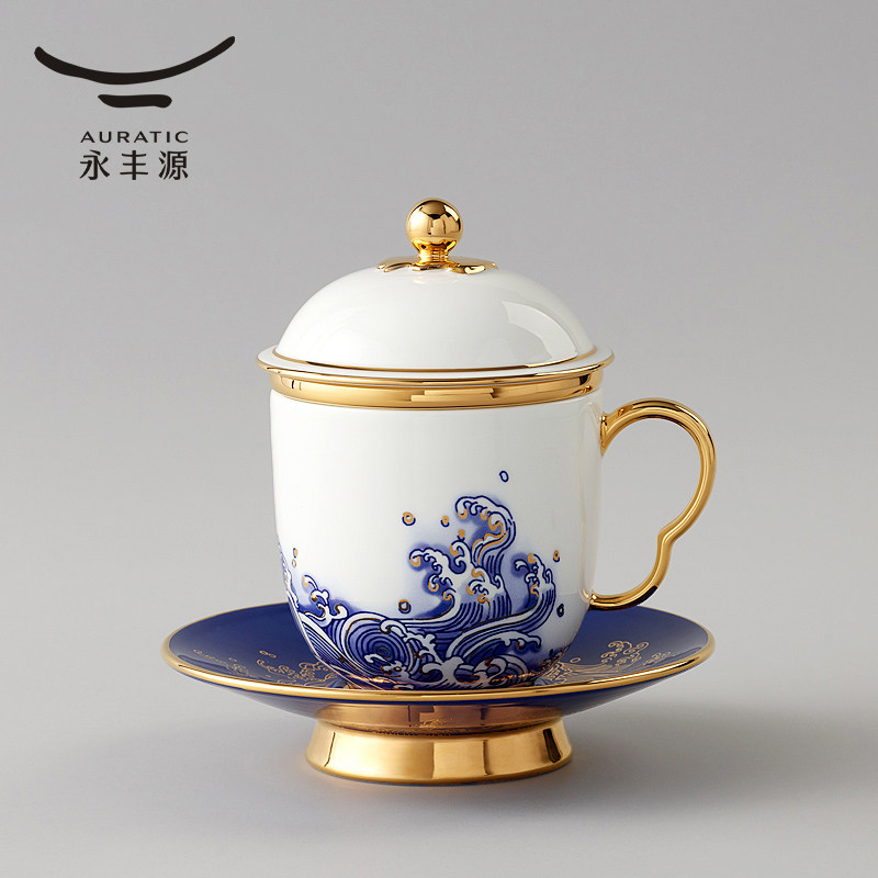 永丰源海上明珠陶瓷茶杯礼盒装