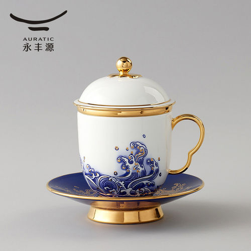 永丰源海上明珠陶瓷茶杯礼盒装