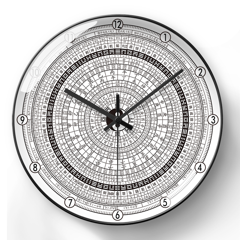 美幻达pvc个性玻璃室内塑料电波钟挂钟