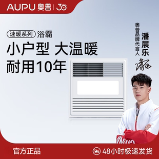 奥普速暖浴霸卫生间照明换气多功能300x300mm集成吊顶 QDP2016A