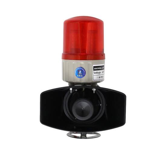 行车声光报警器KBJ-12LED红光旋转灯工业喇叭36v/220v/380v