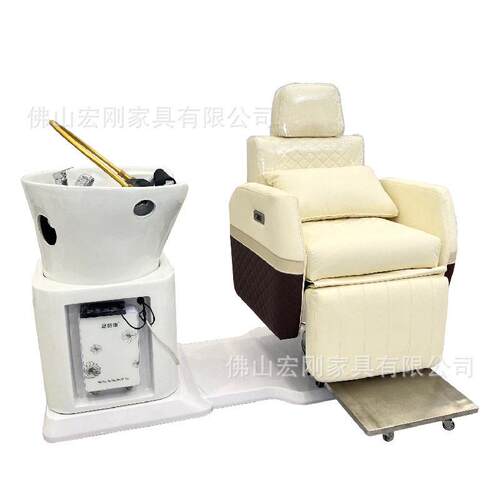 网红智能端养发椅旋转冲水床多功能电动洗头床美容店美发馆