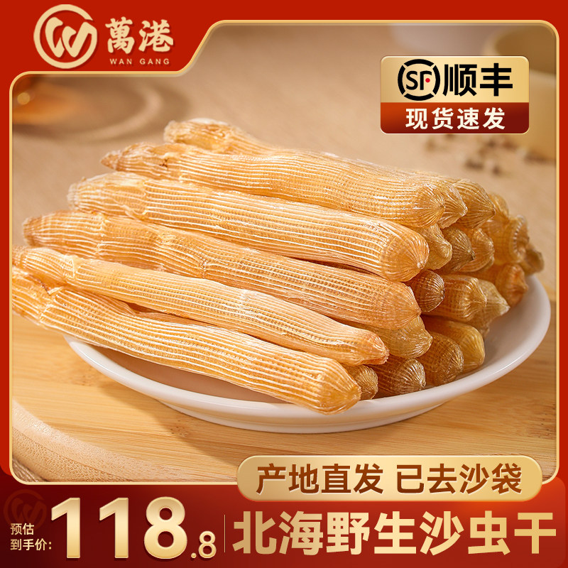 北海特产精品特大干沙虫干货北海特产海鲜干货已去沙袋100g装