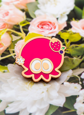 喷射战士3周边amiibo卡通金属徽章胸针饰品痛包挂件圣诞摆件礼物