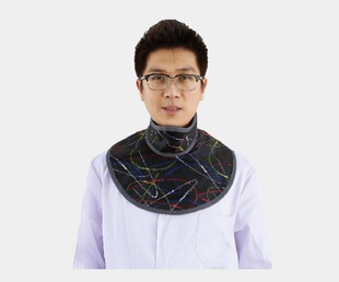 双鹰超柔软超大领铅围领放射科介入拍片防X射线防CT光辐射铅围脖