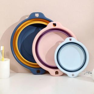 Basin Laundry Plastic Travel Wash Portable Folding Foldable