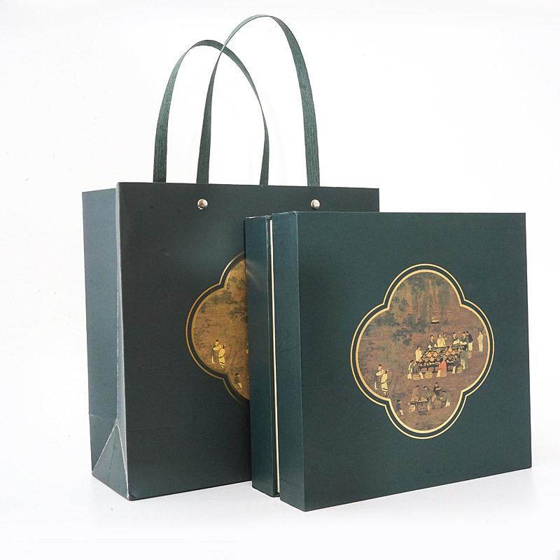 宋瓷茶具青瓷茶器茶杯茶叶套装古典文创哥窑香炉短香管礼品组合