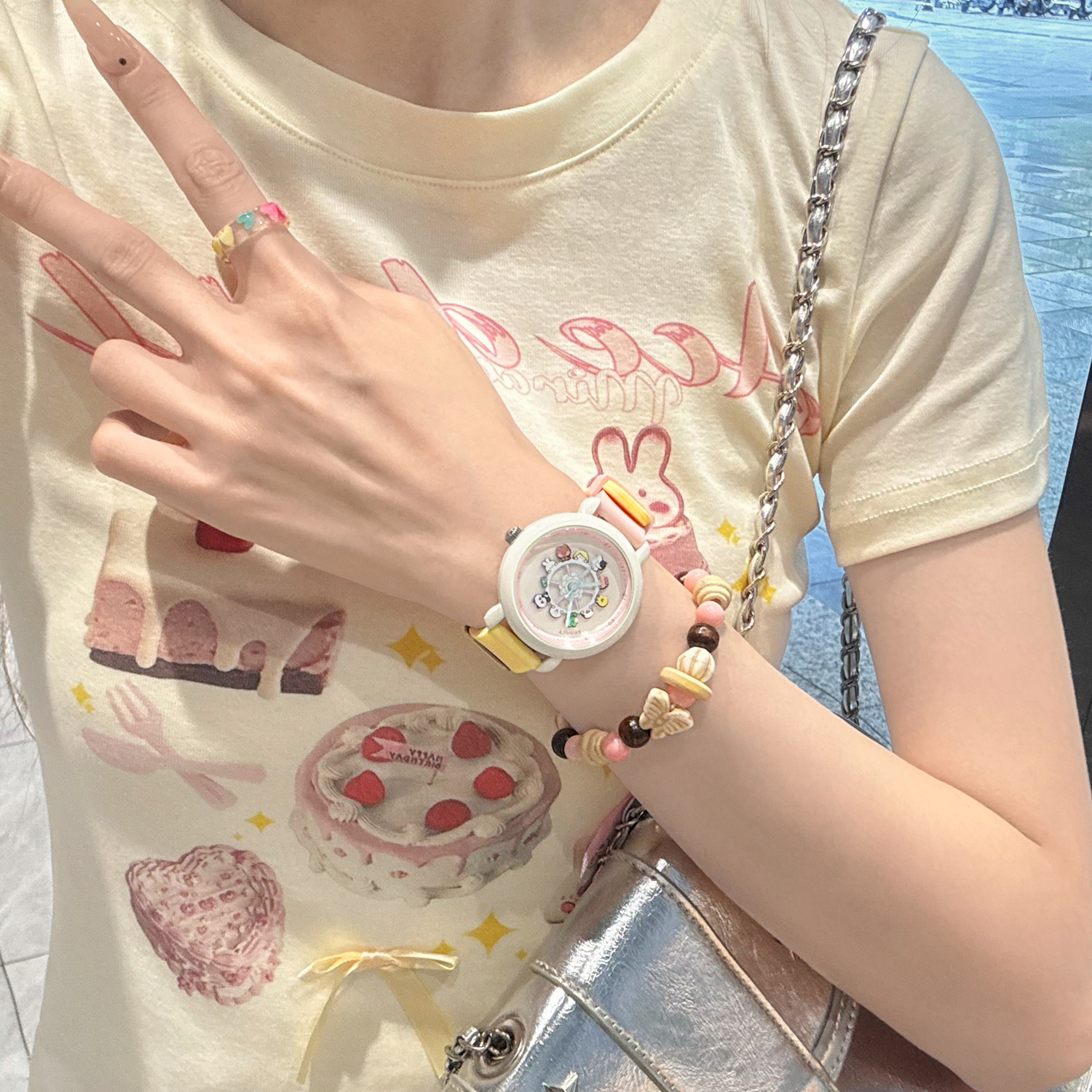 番米拉minini旋转摩天轮手表女