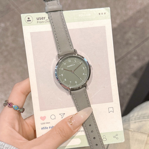 番米拉大表盘学院女生手表