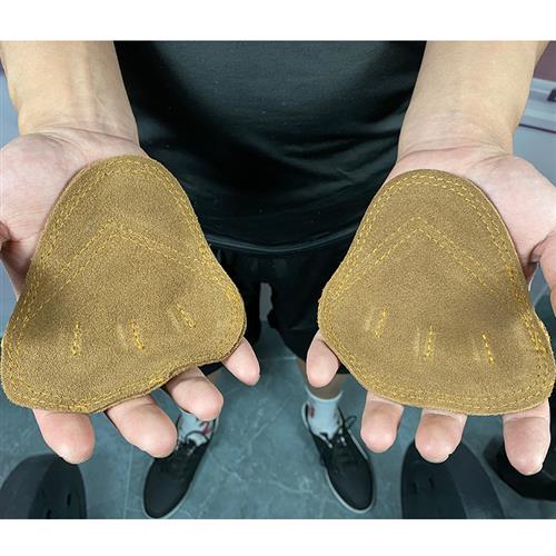 硬拉卧推牛皮护掌引体向上防滑哑铃健身运动防磨手套防起茧护手垫