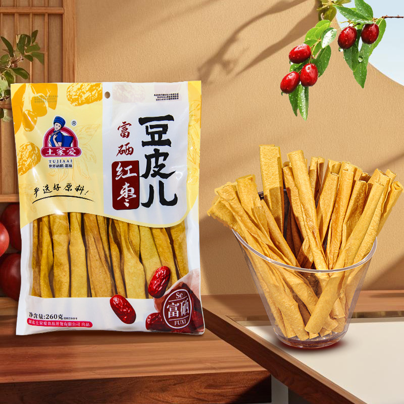 富硒红枣豆皮凉拌火锅