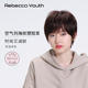Rebeccayouth瑞贝卡假发短发女斜刘海纹理全人发蓬松自然时尚 头套