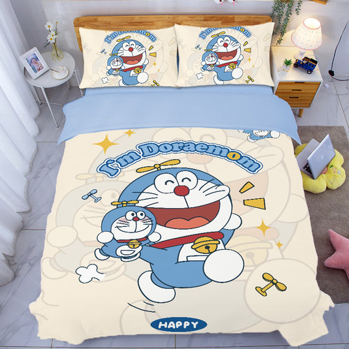 叮当猫四件套卡通全棉