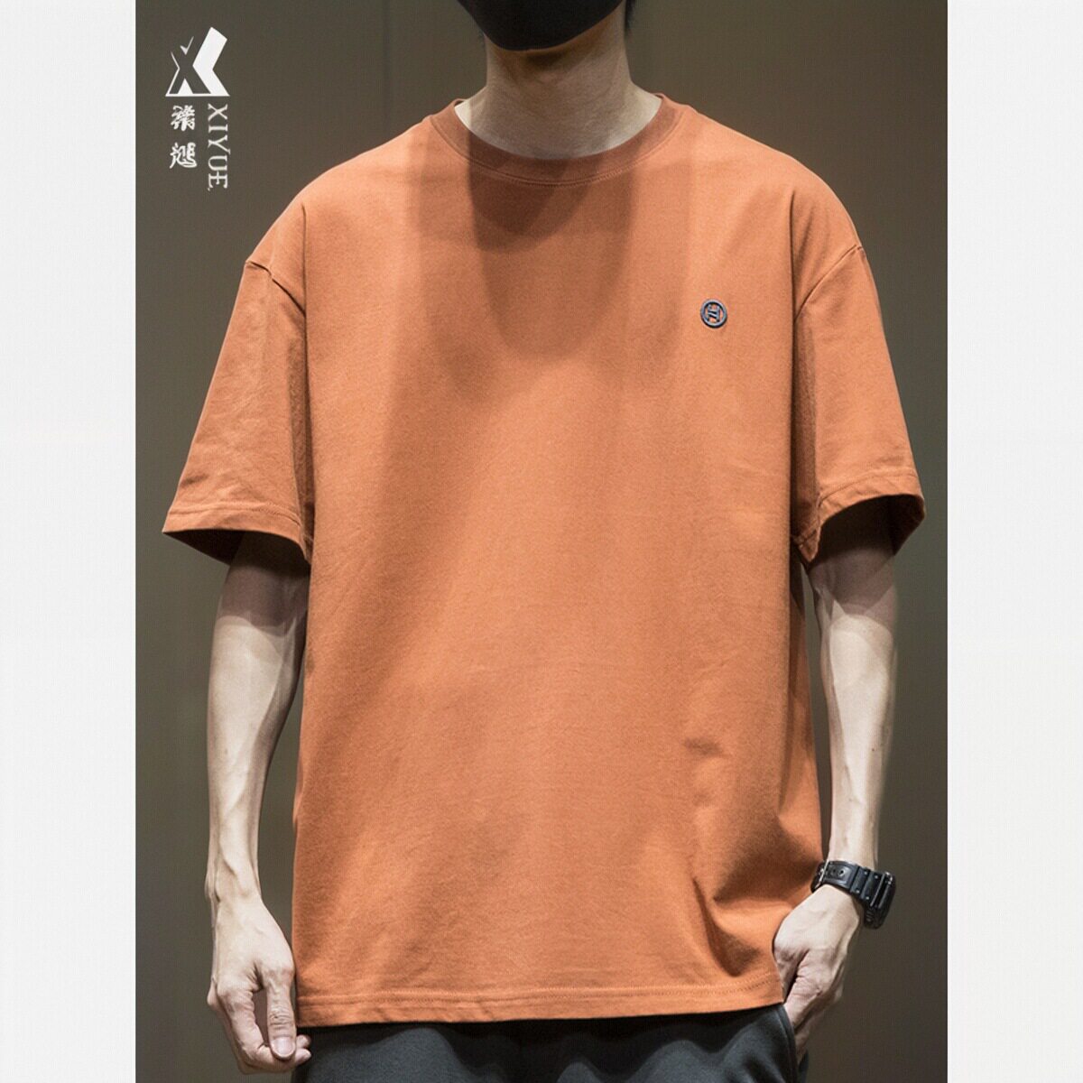 夏季纯棉短袖t恤2025春夏宽松大码胖子男士打底衫加肥加大7XL体恤