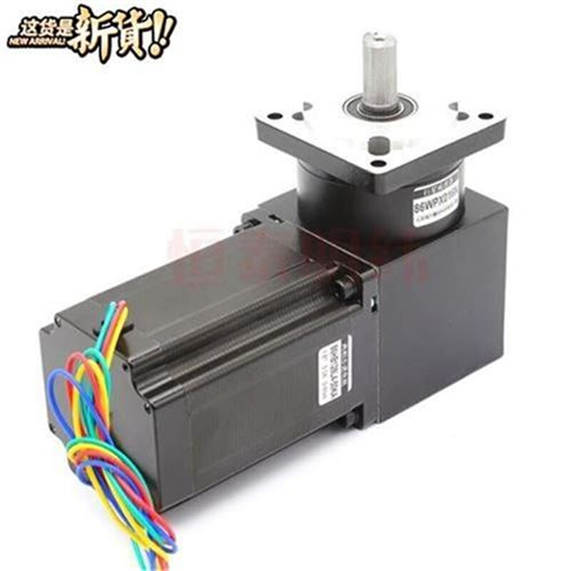 现货行套装f 6直m角减速小型90度转换器L57P星086电机一体驱动