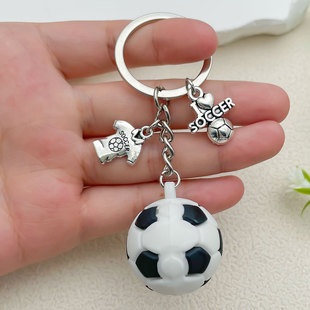 跨境爆款球类运动足球篮球排球钥匙扣斜挎包挂件运动会小礼物