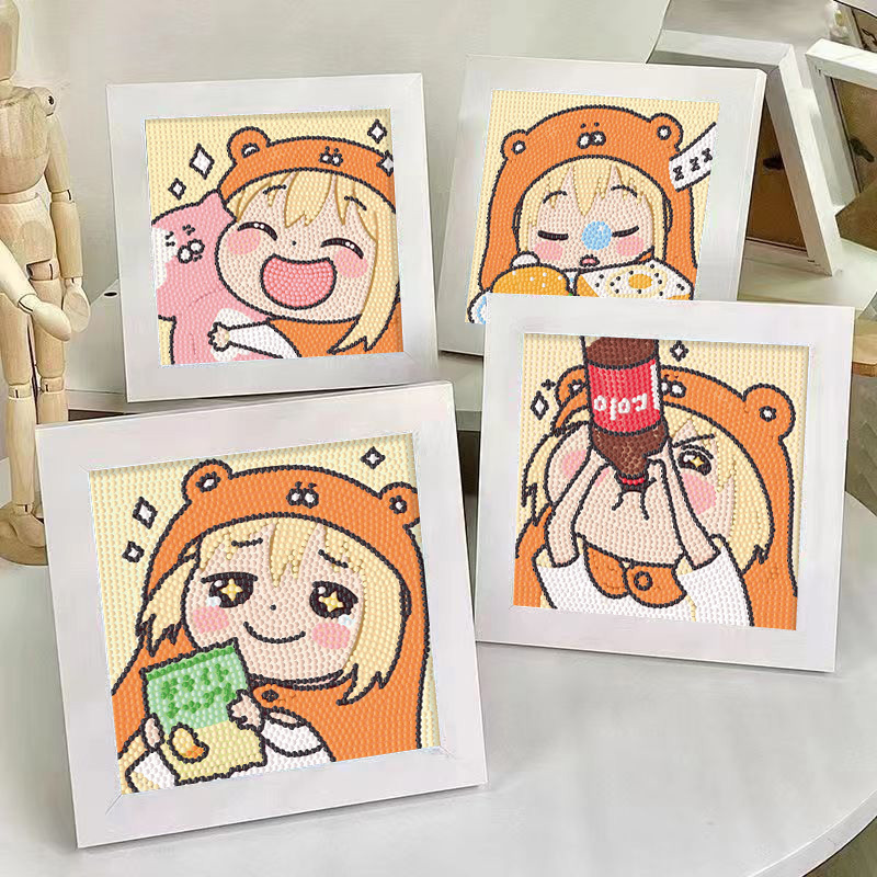 儿童手工diy钻石画干物女小埋2023新款满钻情侣闺蜜生日礼物