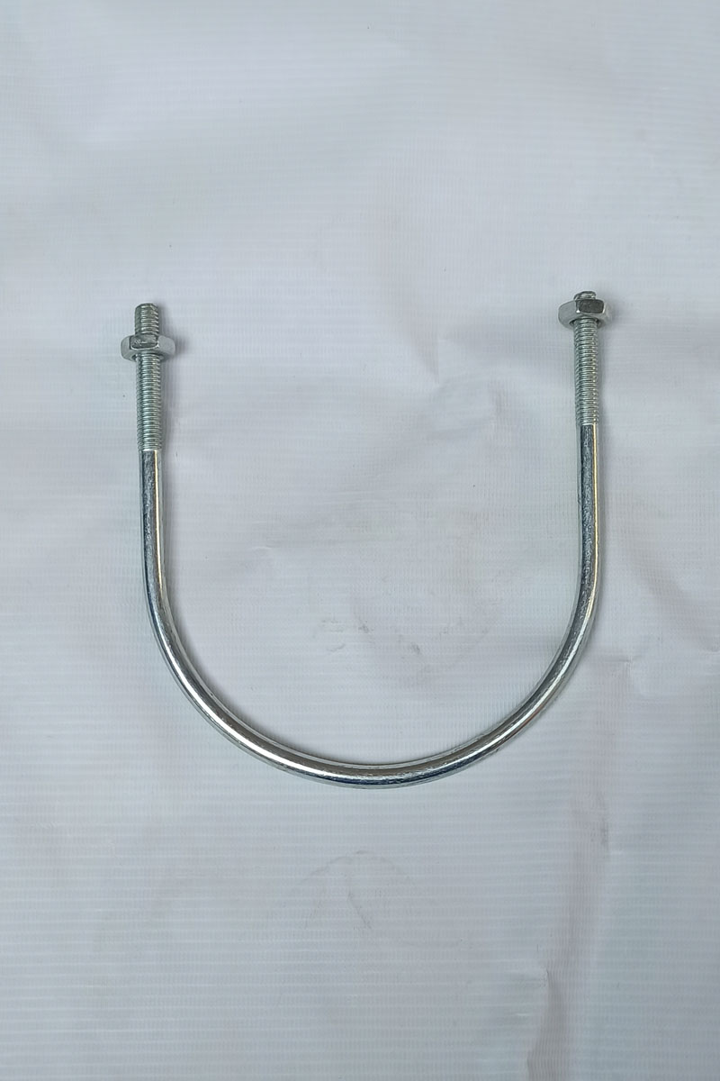 管道固定夹子镀锌U型卡螺丝丝杆