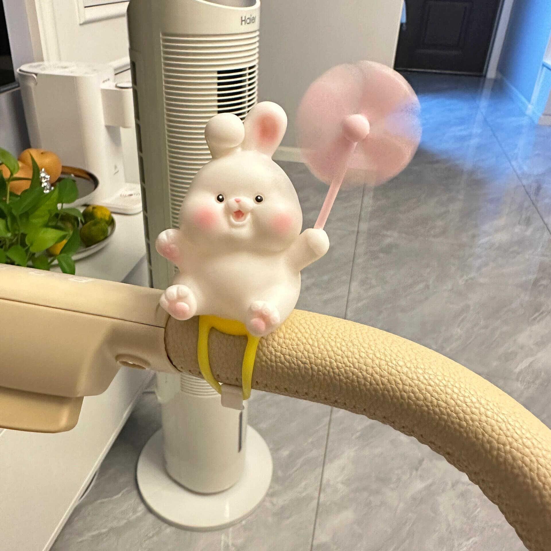 自行车摆件新款萌宠风车乐园