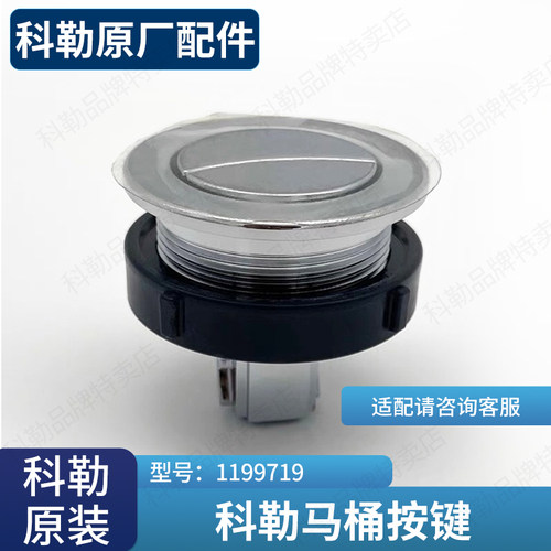 科勒配件原装瑞琦马桶配件坐便器水箱按钮顶部按键组件1199719