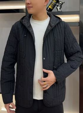 【现货】25360男士连帽加棉棉服外套新款休闲保暖帅气重工百搭古