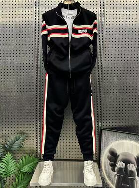 【现货】24619男士秋冬新品套装休闲运动两件套帅气潮流高品质男