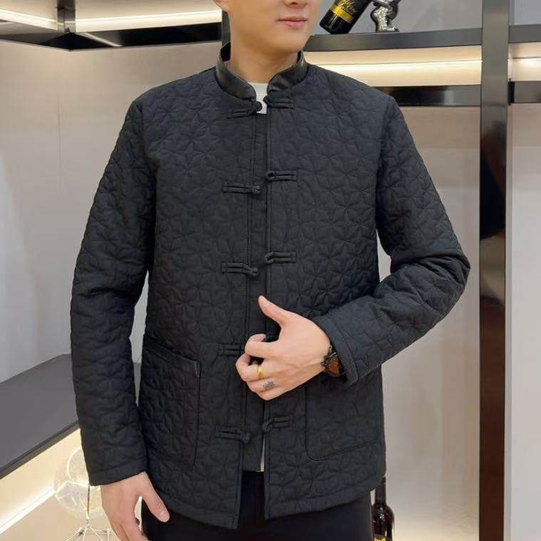 【现货】25321男士唐装外套高品质休闲高品质中式盘扣棉服百搭古,男装,棉衣,淘宝优惠券,粉丝福利购,淘宝优惠卷