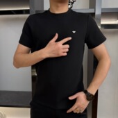 现货 款 35239男士 新款 休闲上衣帅气百搭T恤半袖 秋冬时尚 短袖 古