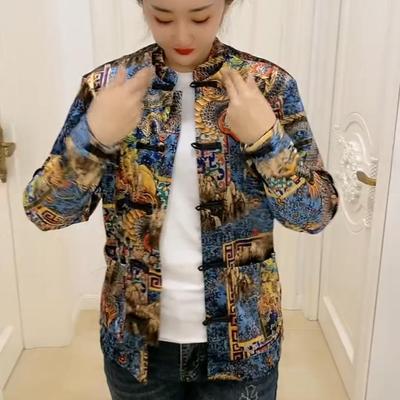 春季新款男士中国风衬衫外套长袖