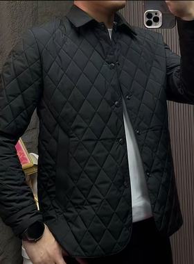 【现货】25340秋冬男士新品棉服外套商务时尚薄棉衣男轻奢高端古
