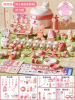 [Флагманское игровое издание] Розовый ✅ Игрушка/кукла «Доктор Кролик» с носилками + униформа медсестры