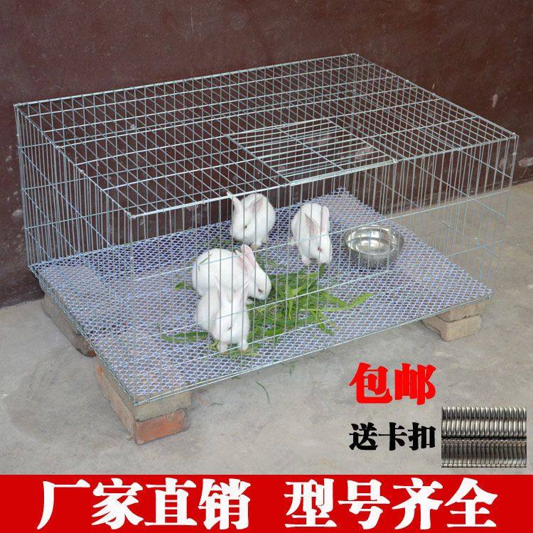 兔笼家用鸽子养殖笼兔子笼子鸡笼子鹌鹑笼铁丝镀锌笼宠物兔大号笼