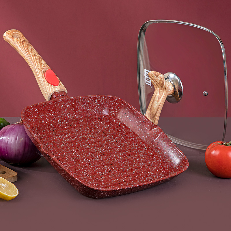 mgc牛排烤肉盘平底通用煎锅