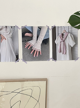 [韩风]ins博主白色风高级感服装店组合装饰海报
