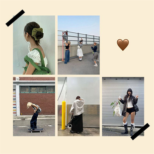 饰挂画拍照背景 店饰品店摄影基地直播装 韩系ins个性 海报高级服装