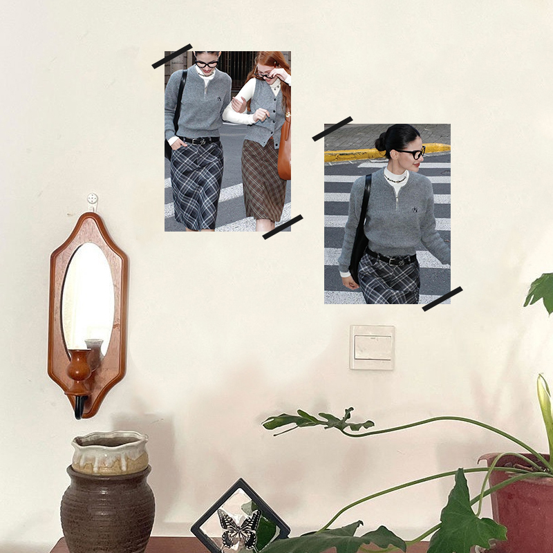 [复古英伦]学院风ins穿搭海报时尚服装店画报摄影背景道具装饰画图片