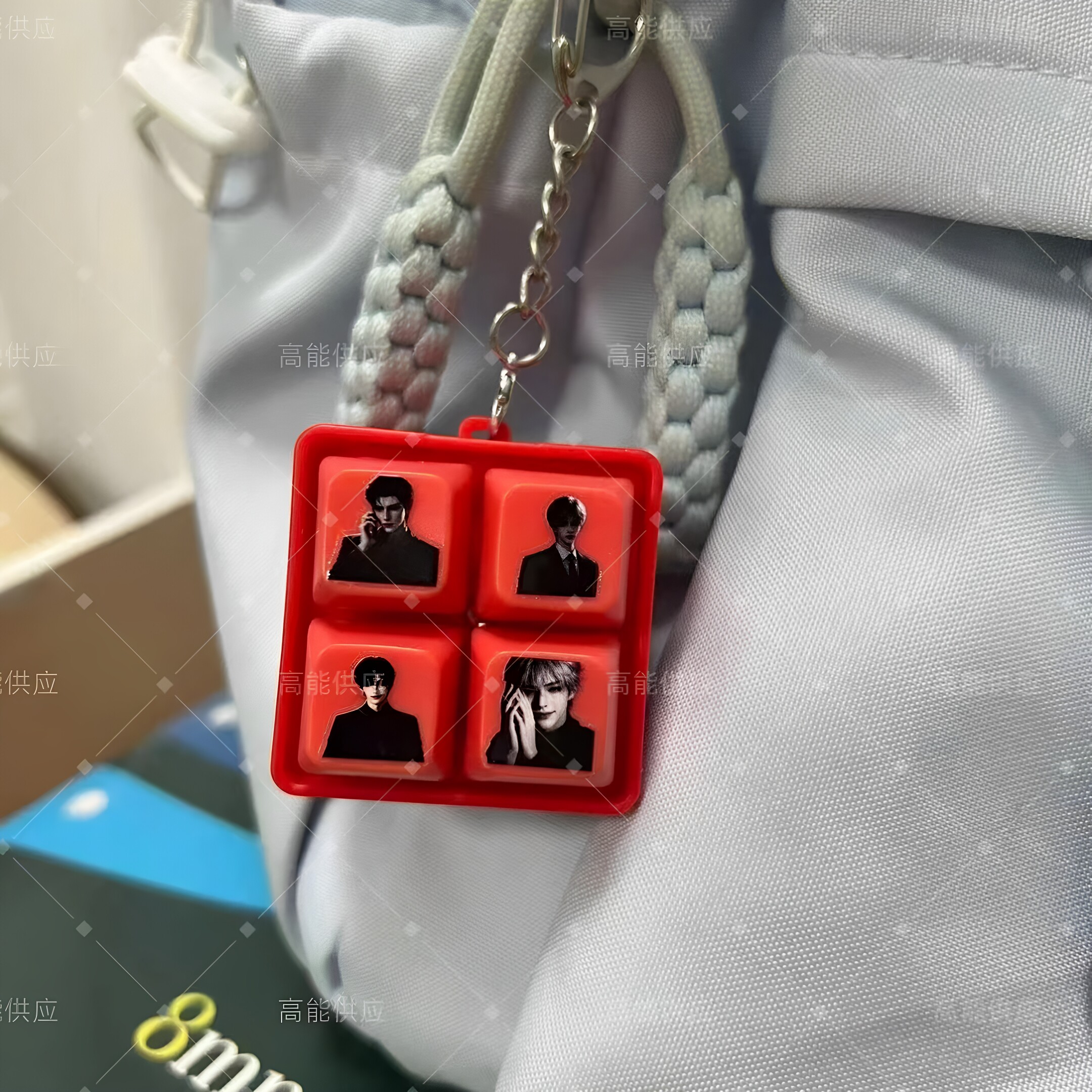 AI漫剧前途一片果子漫剧主角主题曲BGM发声钥匙扣语音学生包挂件