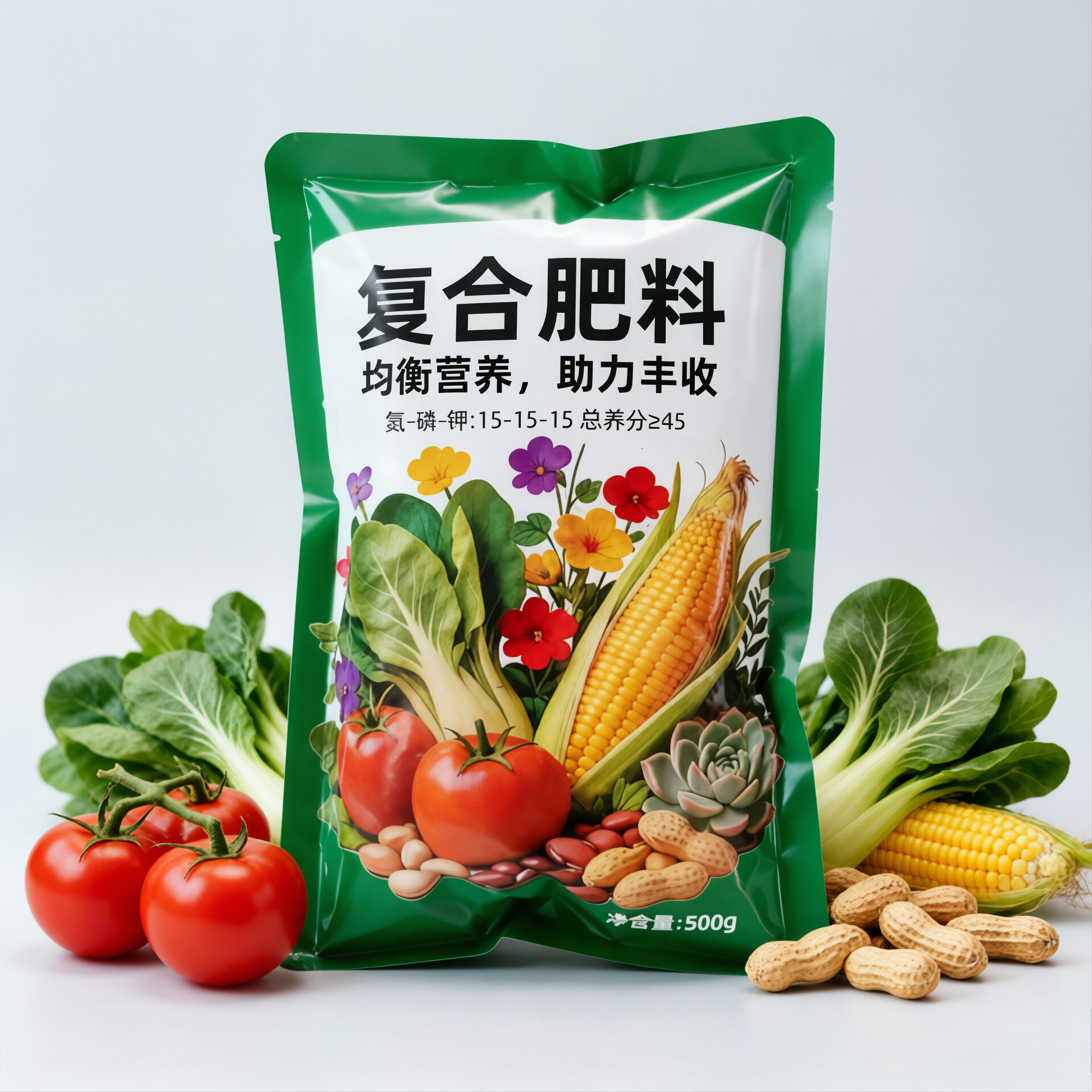 正品复合肥料氮磷钾15-15-15农用种植蔬菜家庭园艺植物颗粒化肥