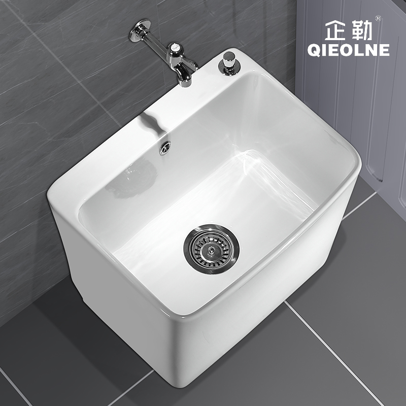 阳台拖把池卫生间家用陶瓷拖布池