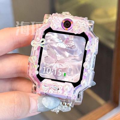 适用小天才电话手表表带Z10Z9Z8Z7Z6PROD3SN3卡通DIY保护套保护壳