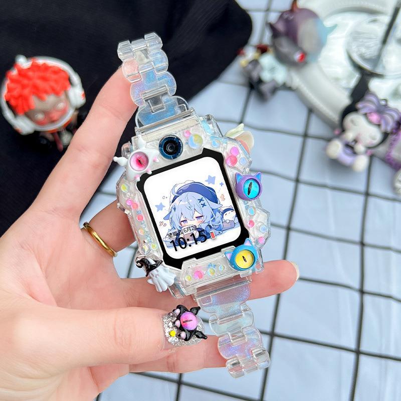 适用小天才电话手表Z9Z8少年版Z7S/Z6A/Q1A/D2/D3/DIY保护壳表带