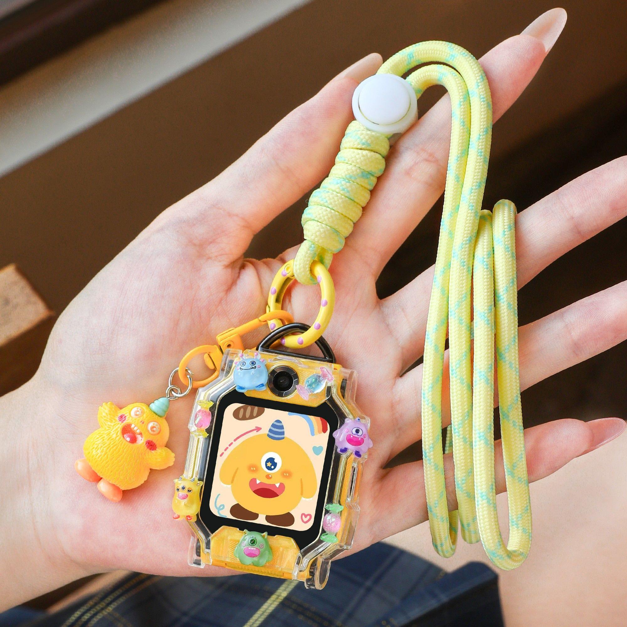 适用小天才电话手表D5表带Z11挂脖套Z8Z9Z6pro少年版吊绳链保护壳