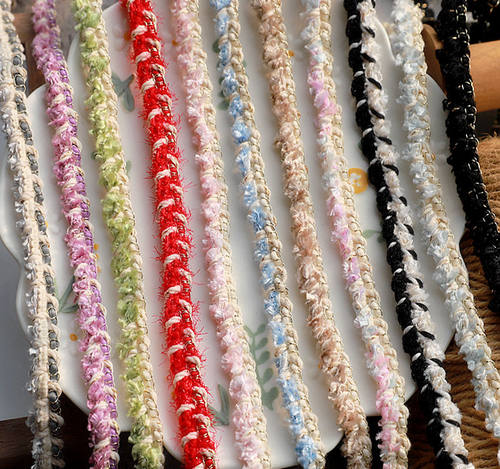 小香风织带花边辅料diy