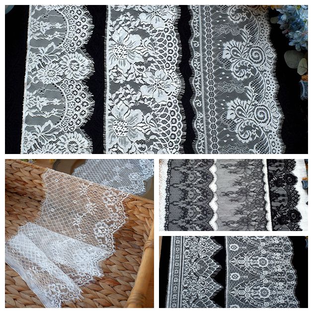 蕾丝网纱花边布料服装手工DIY