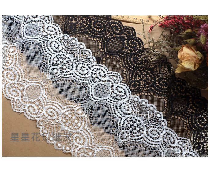 法国出口立体蕾丝弹力辅料 手工diy装服裹胸头内裤巾打底缝纫材料