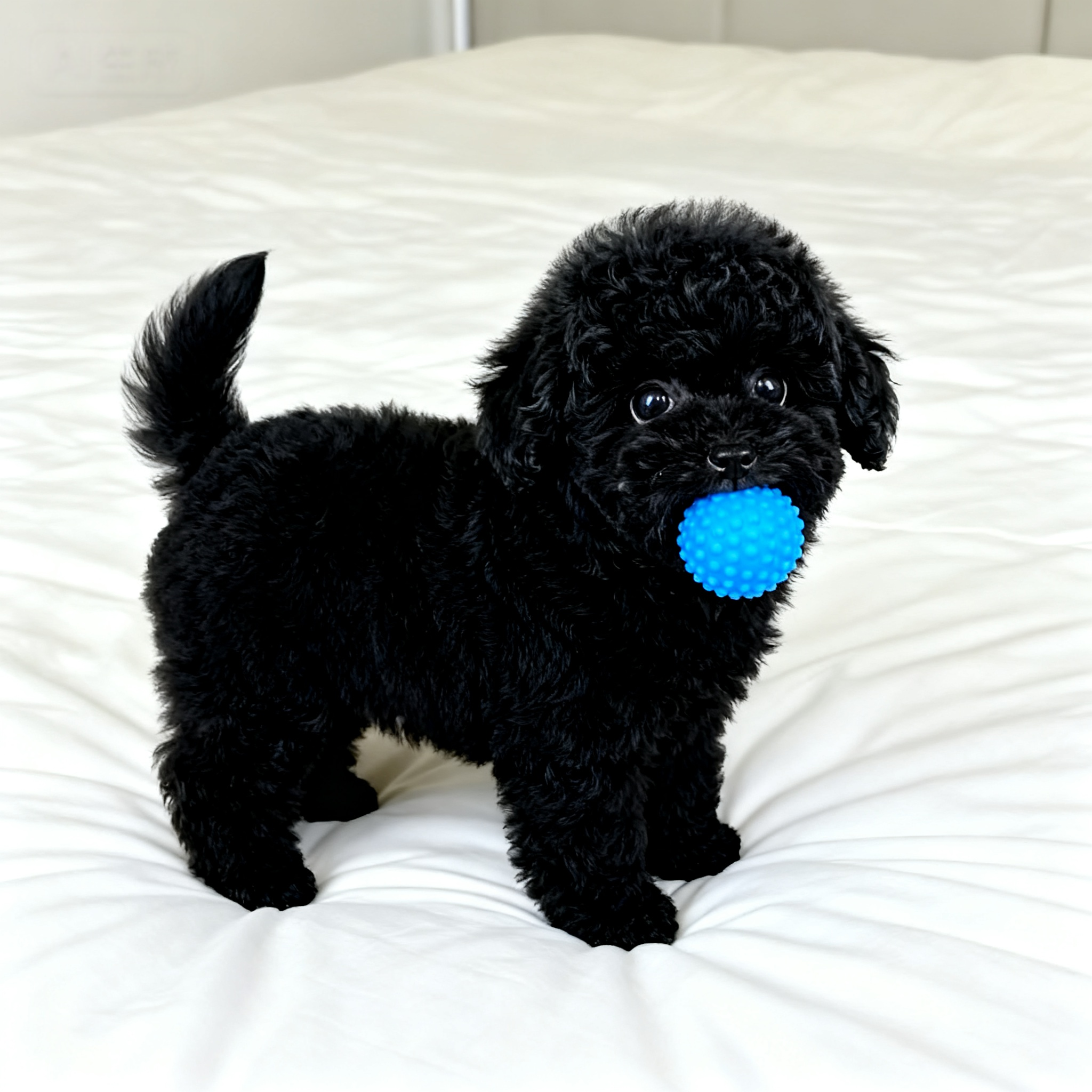 泰迪幼犬活物聪明便宜纯黑贵宾犬